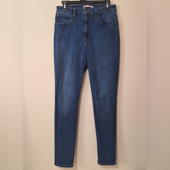 Levi's 721 High Rise Skinny Jeans in Blue Story Size 30 - Picture 2 of 13